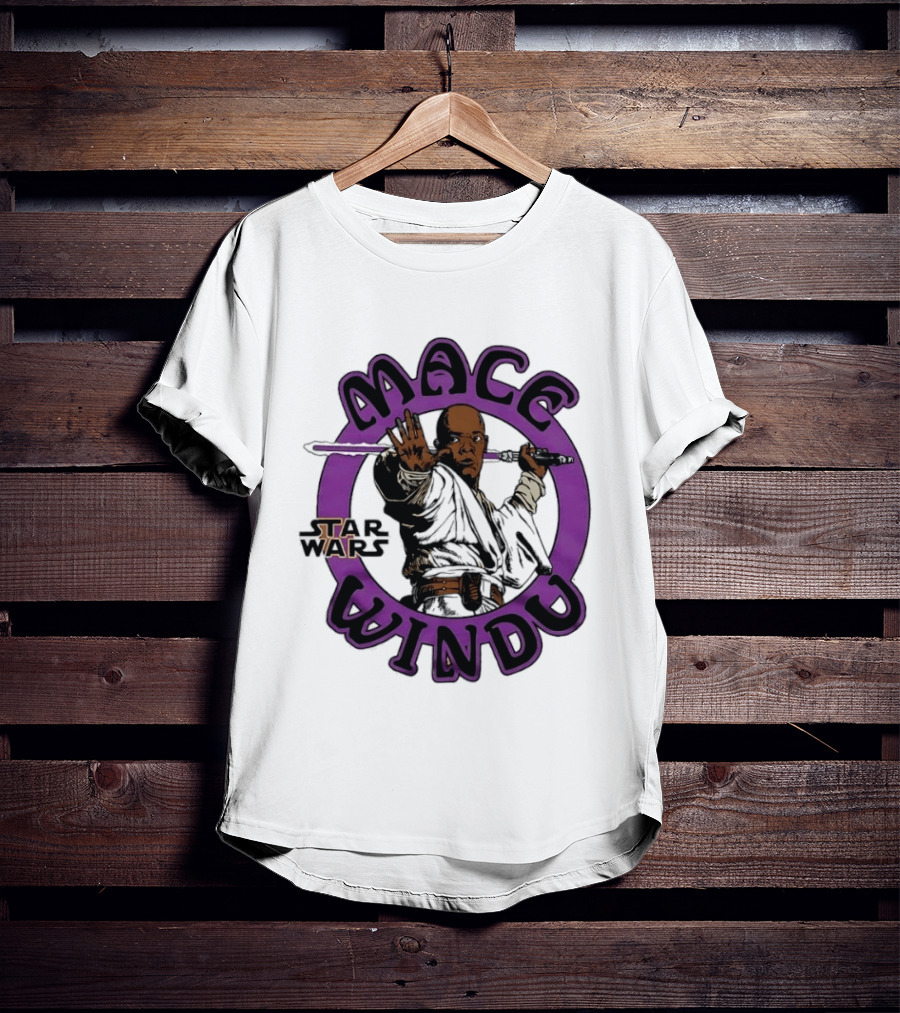 Star Wars Mace Windu Purple Jedi T-Shirt