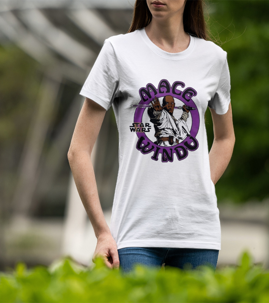 Star Wars Mace Windu Purple Jedi T-Shirt
