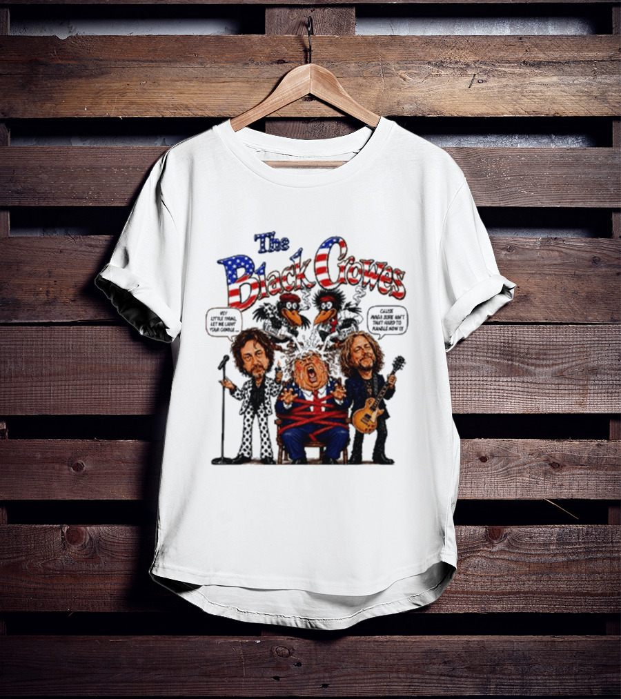 The Black Crowes Dump On Trump Political Commentary Band T-Shirt
