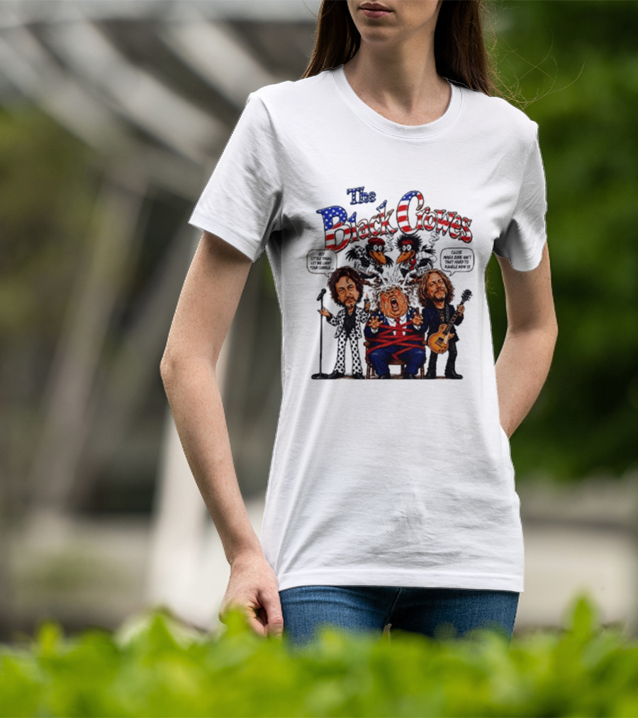 The Black Crowes Dump On Trump Political Commentary Band T-Shirt