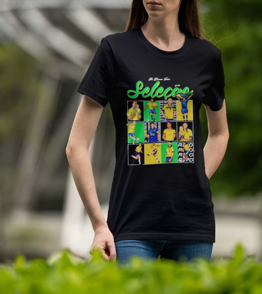 Selecao Brasil Football Legends Soccer Dream Team Series T-Shirt