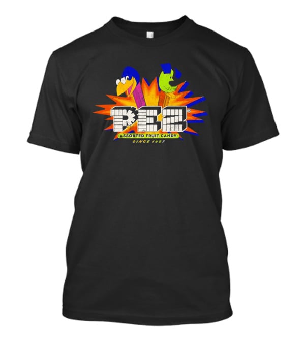 Pez Assorted Fruit Candy Characters Vintage 1927 T-Shirt