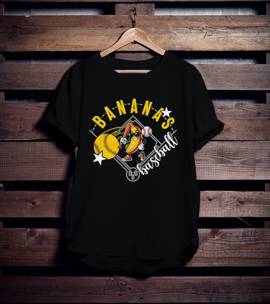 Savannah Bananas Baseball Cartoon 2026 Meme T-Shirt