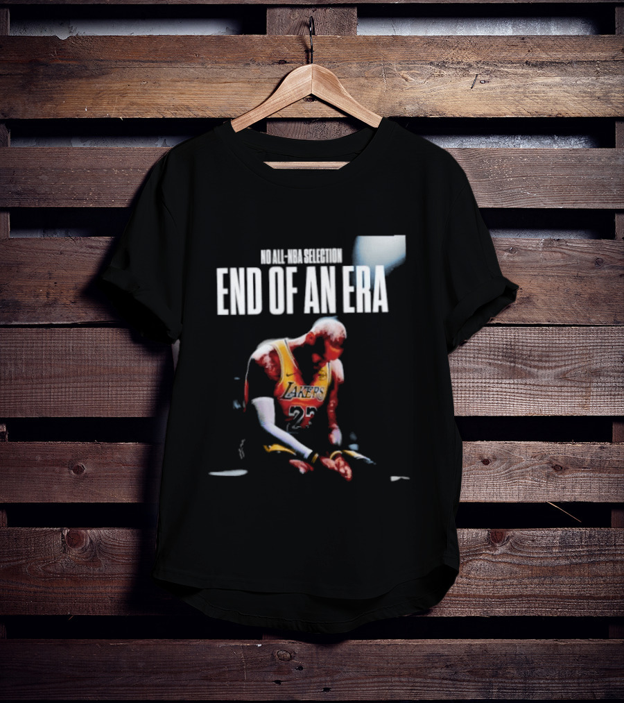 LeBron James End Of An Era NBA Lakers 23 T-Shirt