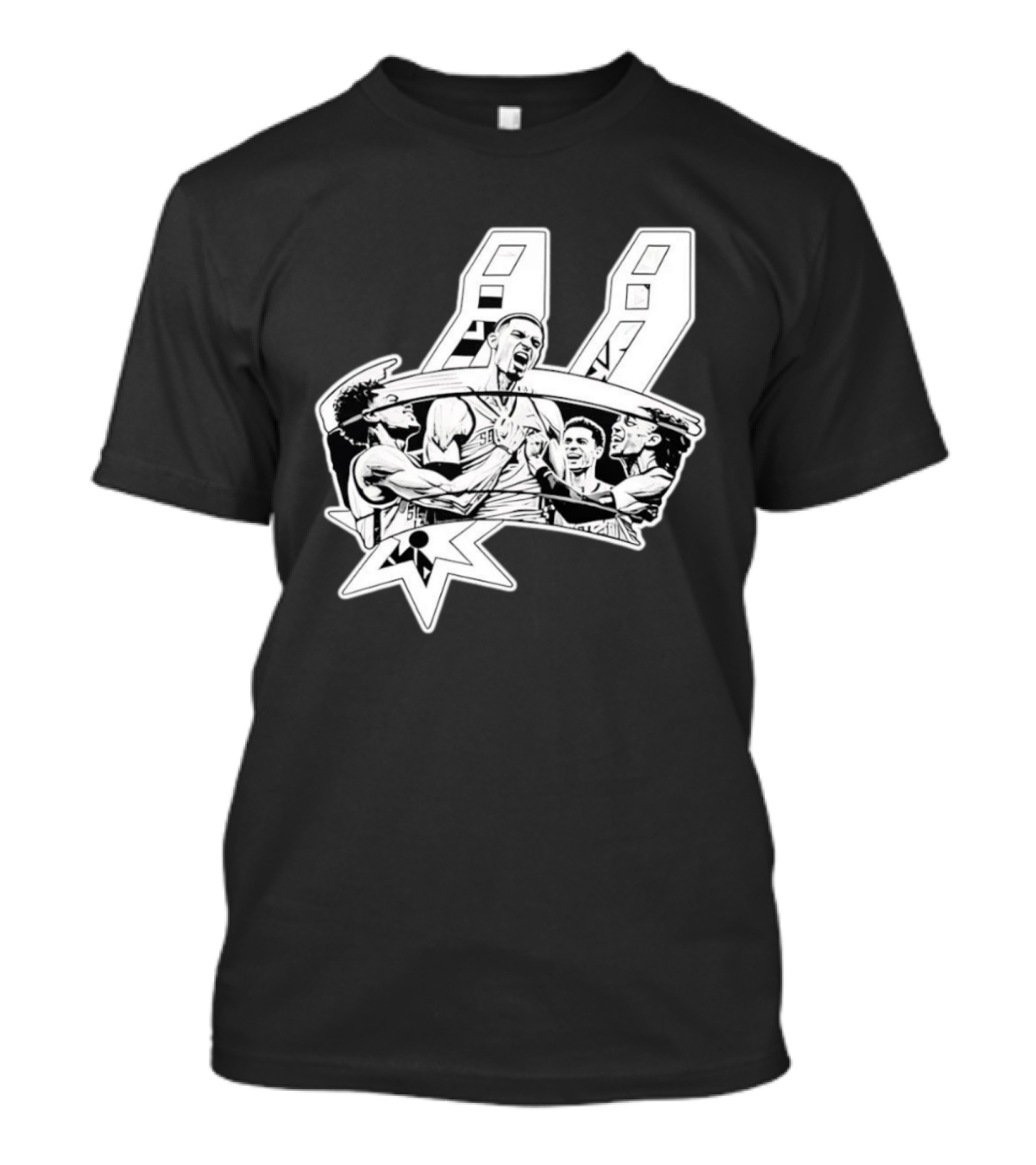 Victor Wembanyama San Antonio Spurs Basketball Players NBA Team Celebration T-Shirt
