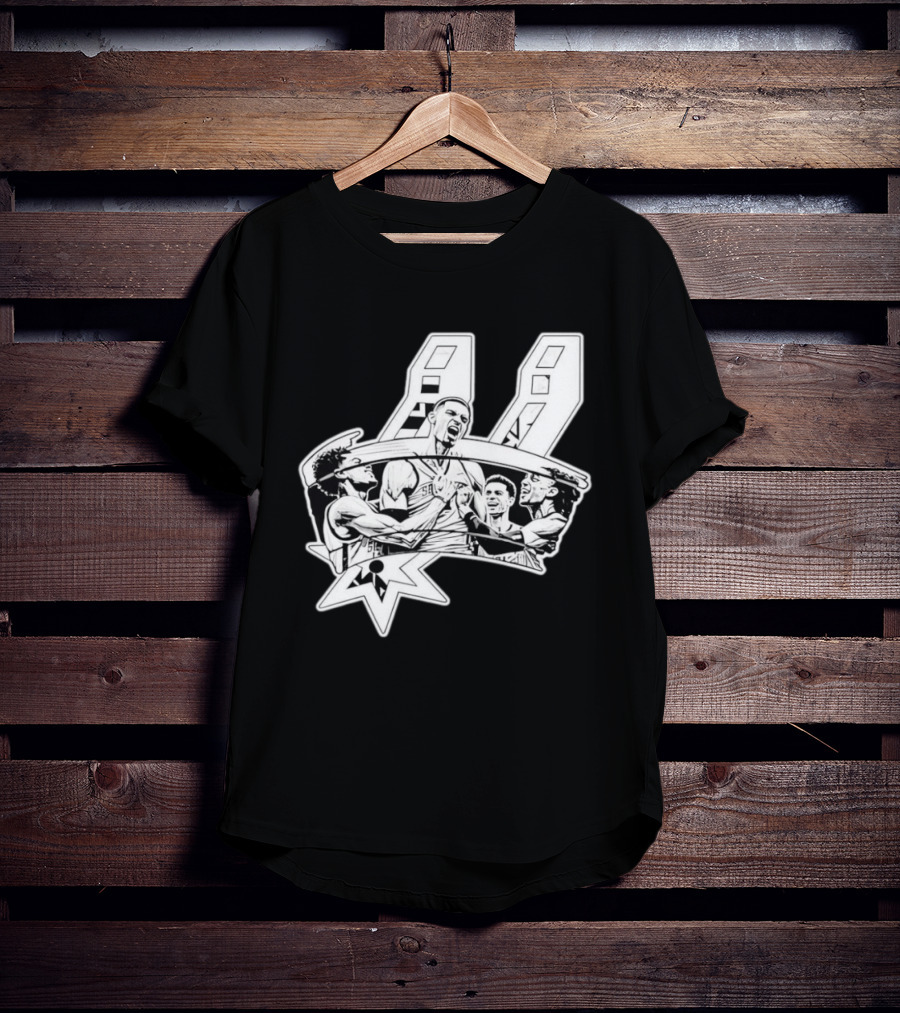 Victor Wembanyama San Antonio Spurs Basketball Players NBA Team Celebration T-Shirt