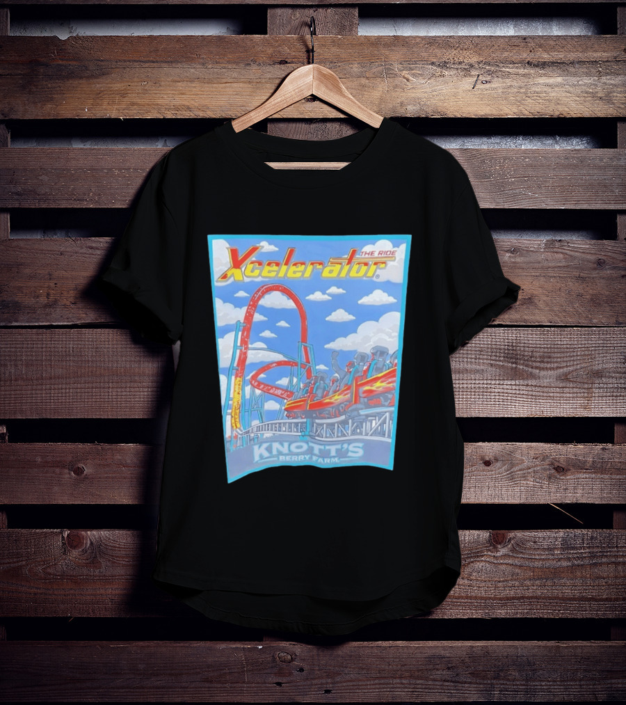 Knott's Berry Farm Xcelerator The Ride Roller Adventure T-Shirt