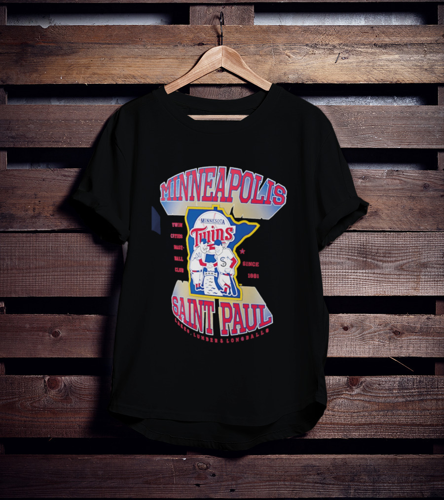 Minneapolis Minnesota Twins Saint Paul Baseball Team T-Shirt