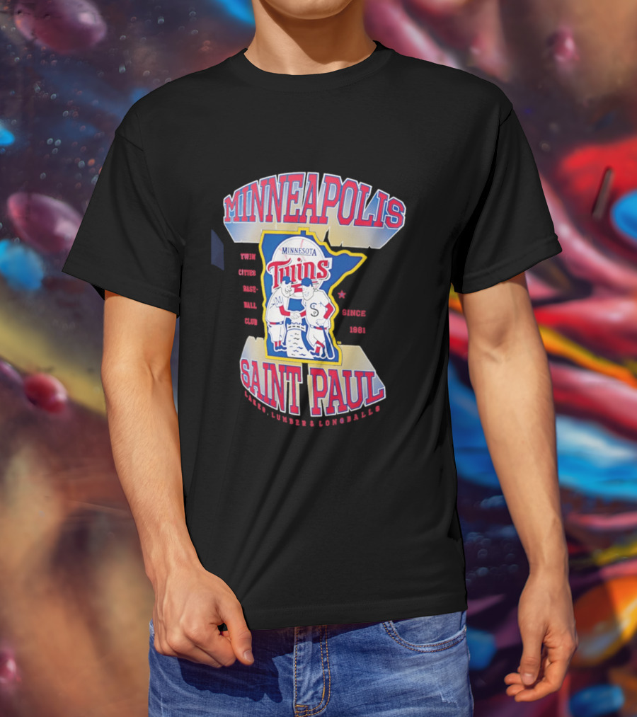 Minneapolis Minnesota Twins Saint Paul Baseball Team T-Shirt