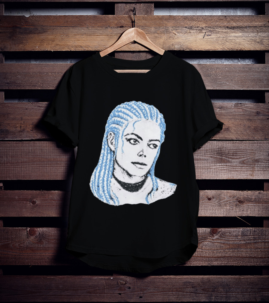 Iceman And MJ Braided Style Fusion T-Shirt