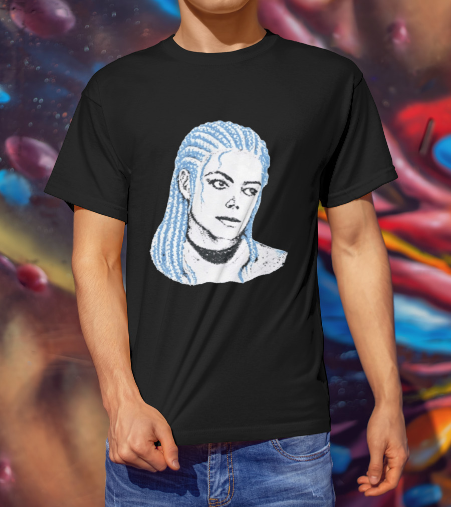 Iceman And MJ Braided Style Fusion T-Shirt