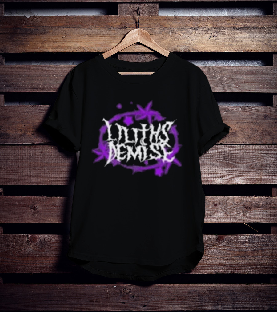Lilith Demise Scream Like A Girl Purple Starburst T-Shirt