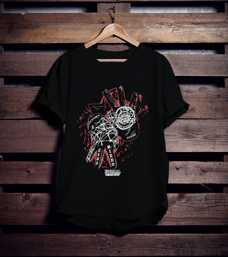 Animo Lucha Brothers Cero Miedo Wrestling Hand Gesture T-Shirt