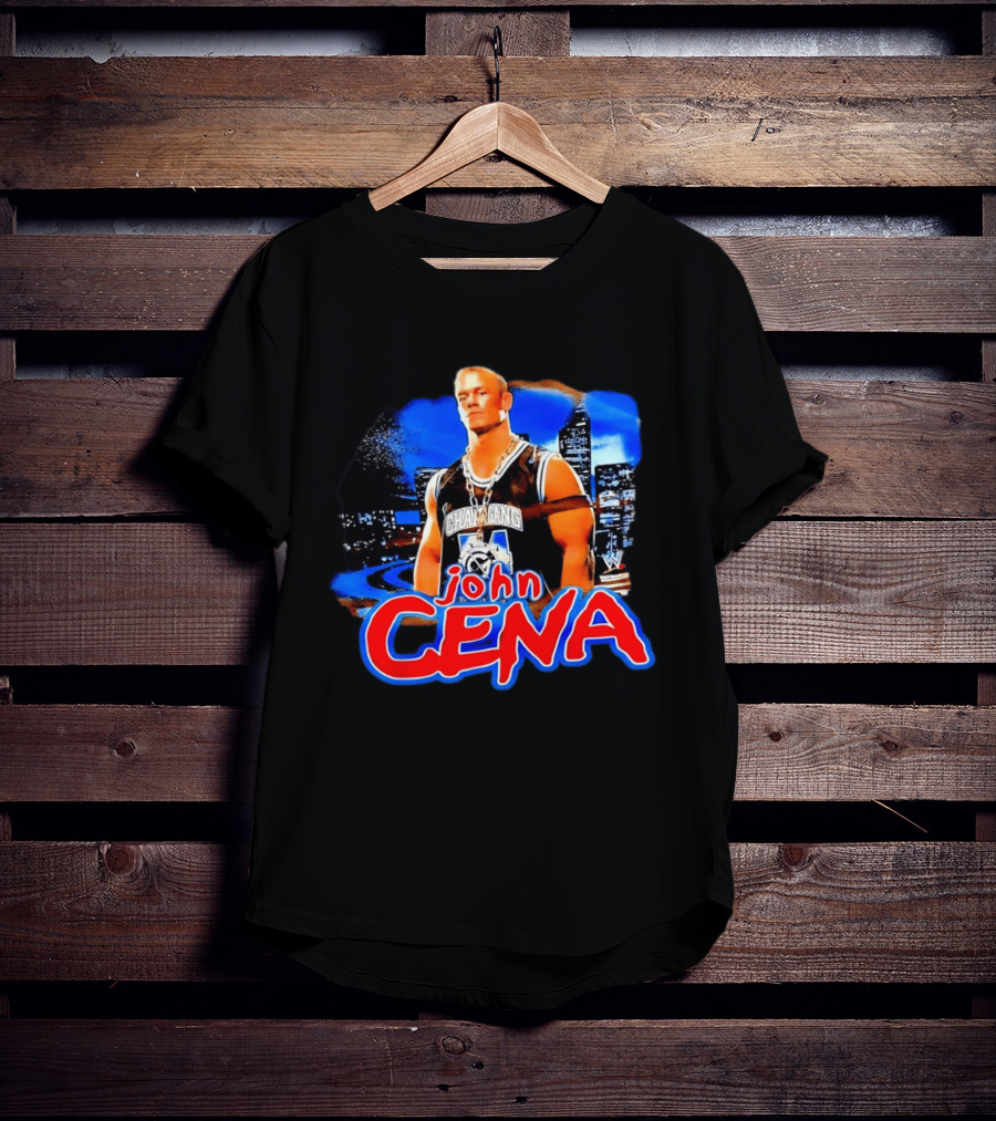 Chain Gang John Cena WWE Skyline City Scene T-Shirt