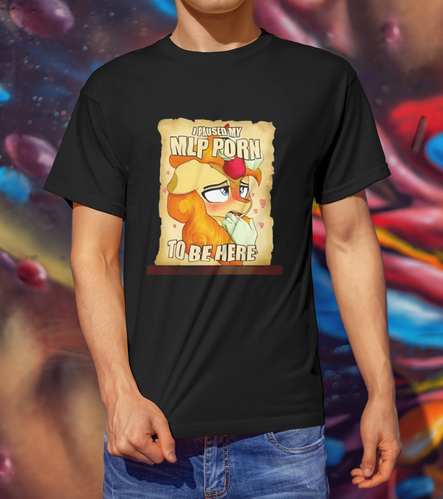 I Paused My MLP Porn To Be Here My Little Pony T-Shirt