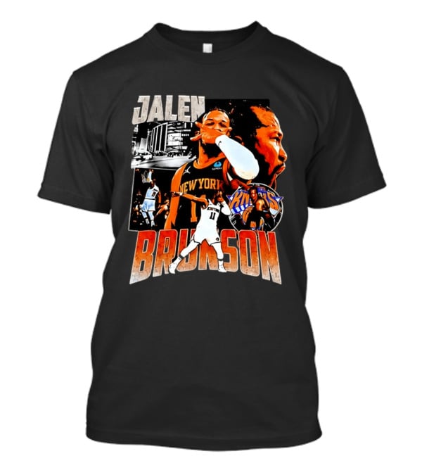 Jalen Brunson New York Knicks Basketball Collage Knicks T-Shirt