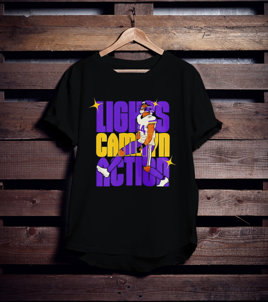 Lights Camryn Action Minnesota Vikings Player 14 T-Shirt