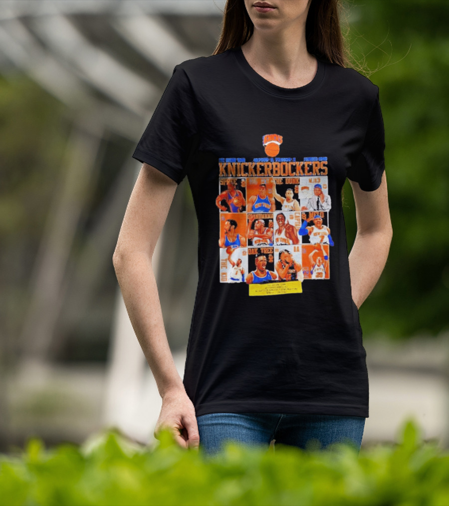 New York Knicks Knickerbockers Basketball Legends Spree Melo Run MSG Series T-Shirt