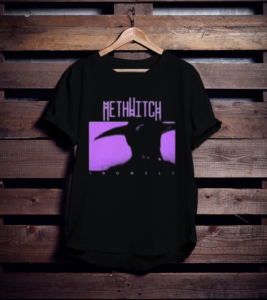 Methwitch Digital Well Records Indwell Mirror T-Shirt