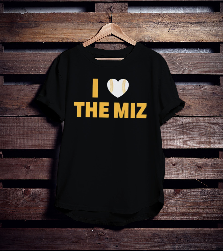 I Heart The Miz Baseball Jacob Misiorowski Milwaukee T-Shirt