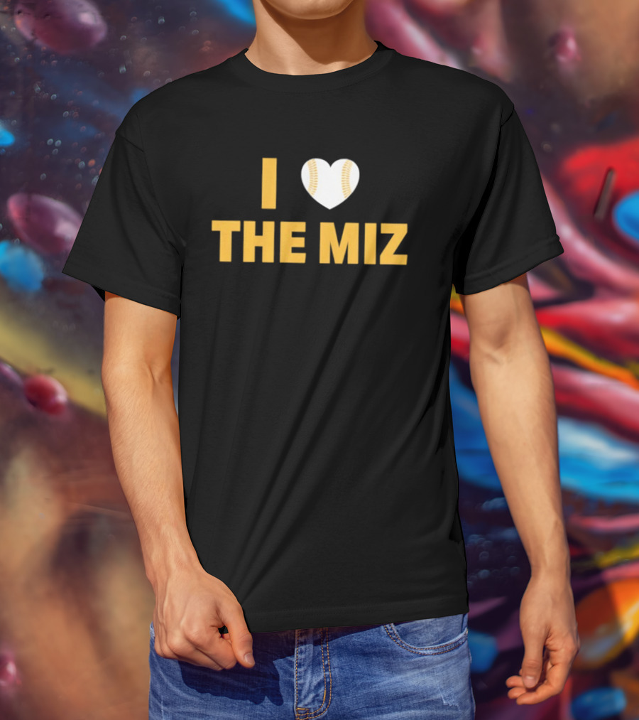 I Heart The Miz Baseball Jacob Misiorowski Milwaukee T-Shirt