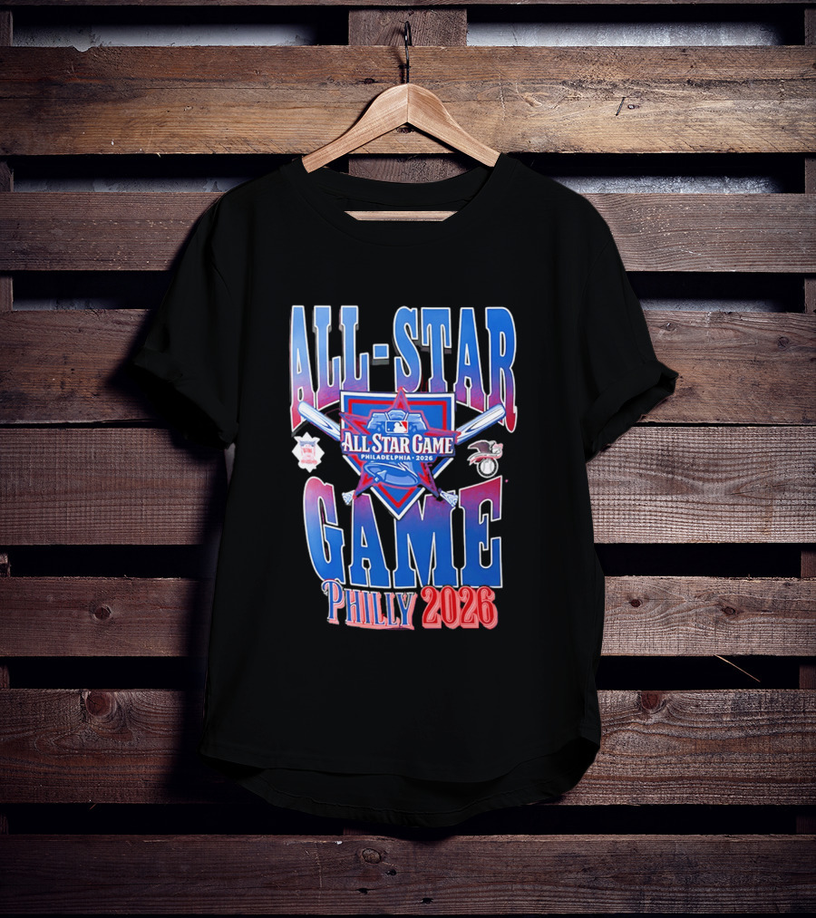Philadelphia Phillies MLB All Star Game Philly 2026 Home Plate T-Shirt