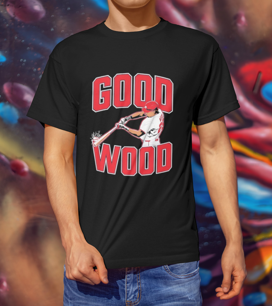 Washington Baseball James Wood Good Wood Slugger Swing T-Shirt