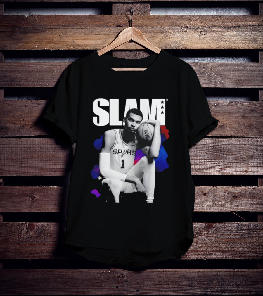 SLAM Victor Wembanyama Spurs Basketball T-Shirt