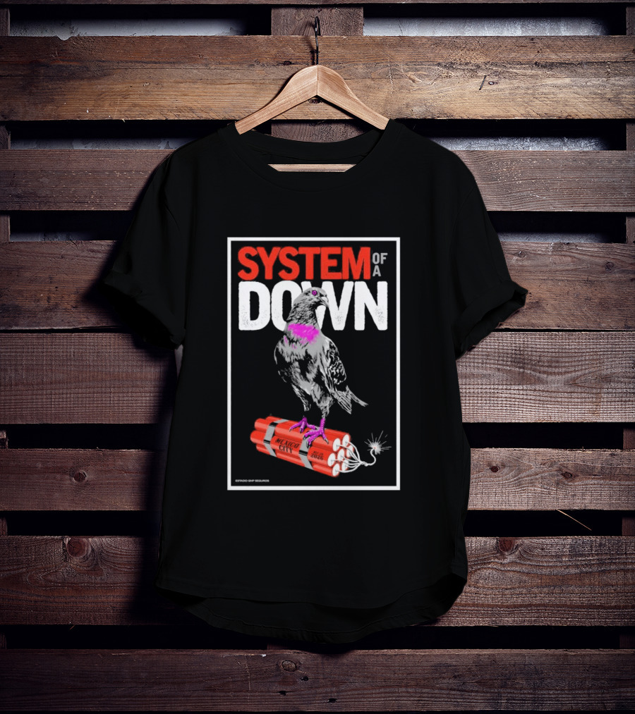 System Of A Down May 27 28 2026 Ciudad De Mexico Pigeon Dynamite T-Shirt