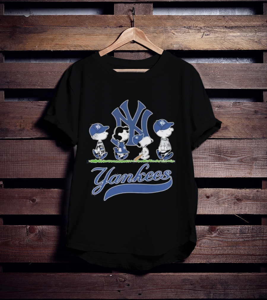 2026 Yankees Peanuts Abbey Road New York MLB T-Shirt
