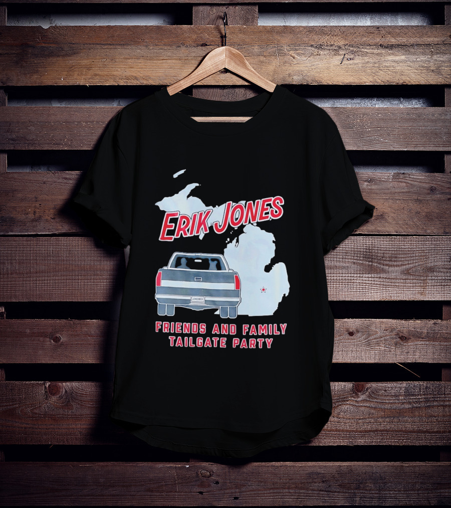 Erik Jones Friends And Family Tailgate Party Jonesboy Legacy Michigan T-Shirt