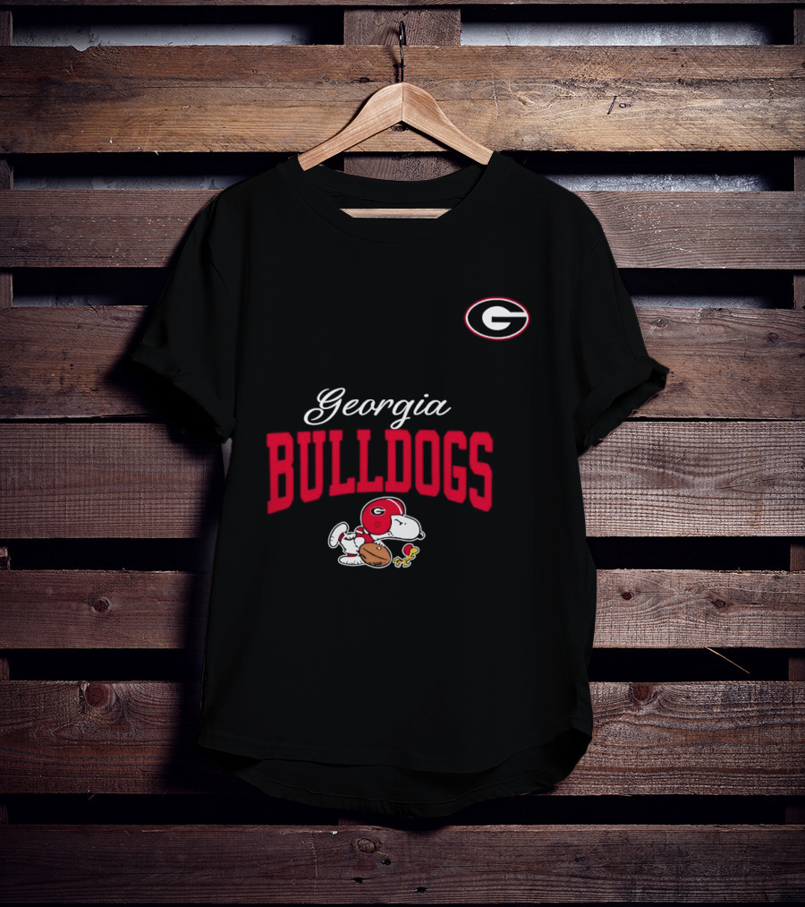 Georgia Bulldogs Snoopy Woodstock Forever Not Just When We Win T-Shirt