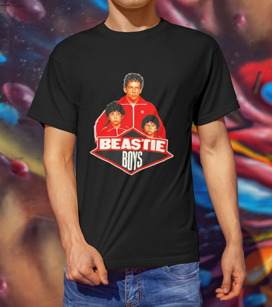 Beastie Boys Red Tracksuit Iconic Hip Hop T-Shirt