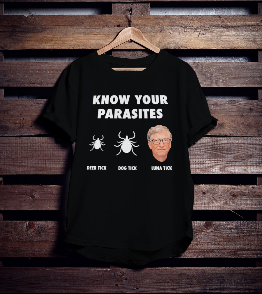 Know Your Parasites Deer Tick Dog Tick Luna Tick T-Shirt