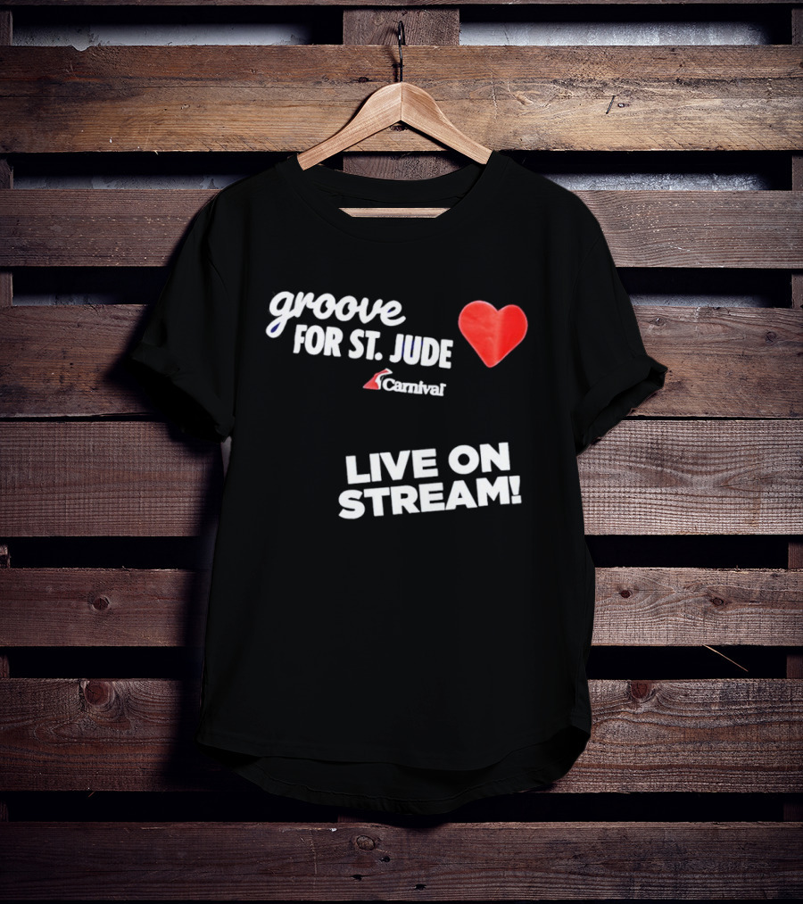 Groove For St Jude Heart Carnival Live On Stream T-Shirt