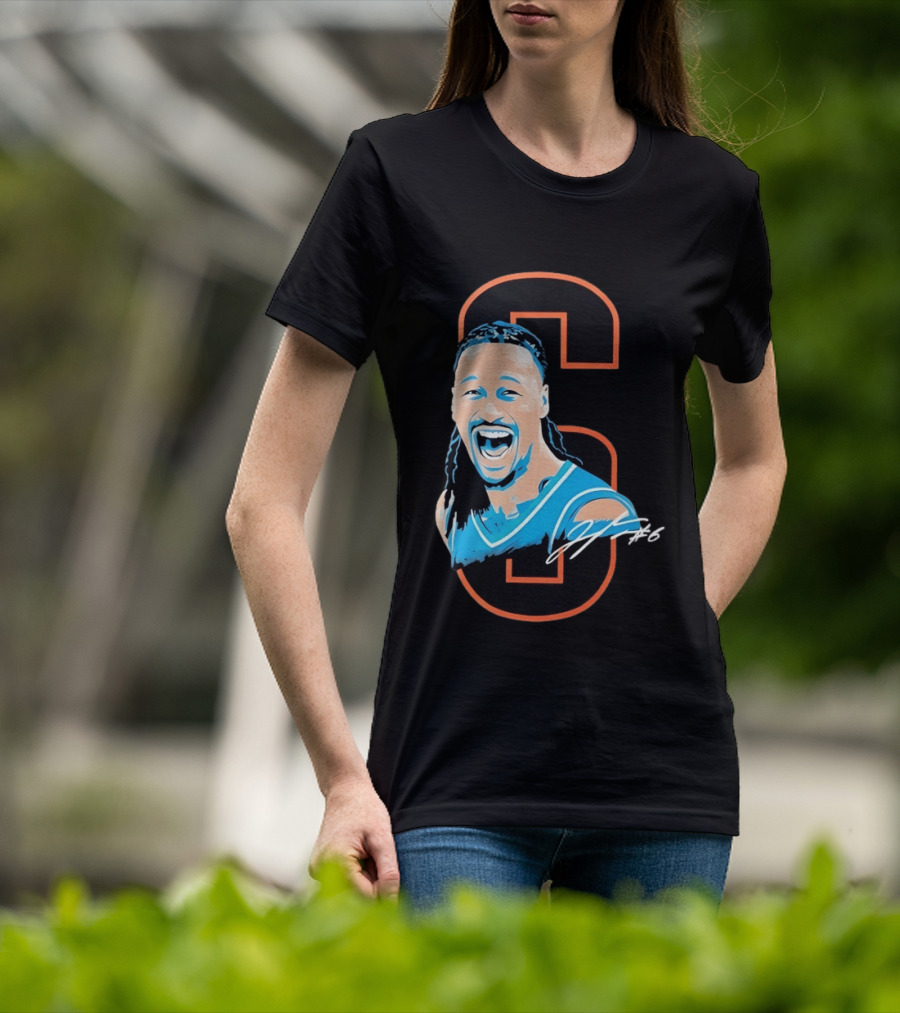 Jaylin Williams Number 6 Oklahoma City Thunder Basketball Signature T-Shirt