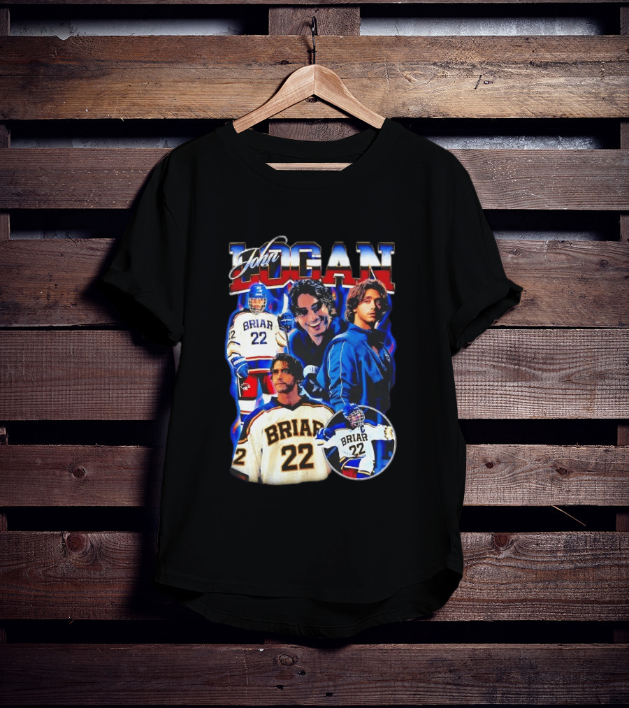 John Logan Briar 22 Hockey Collage T-Shirt