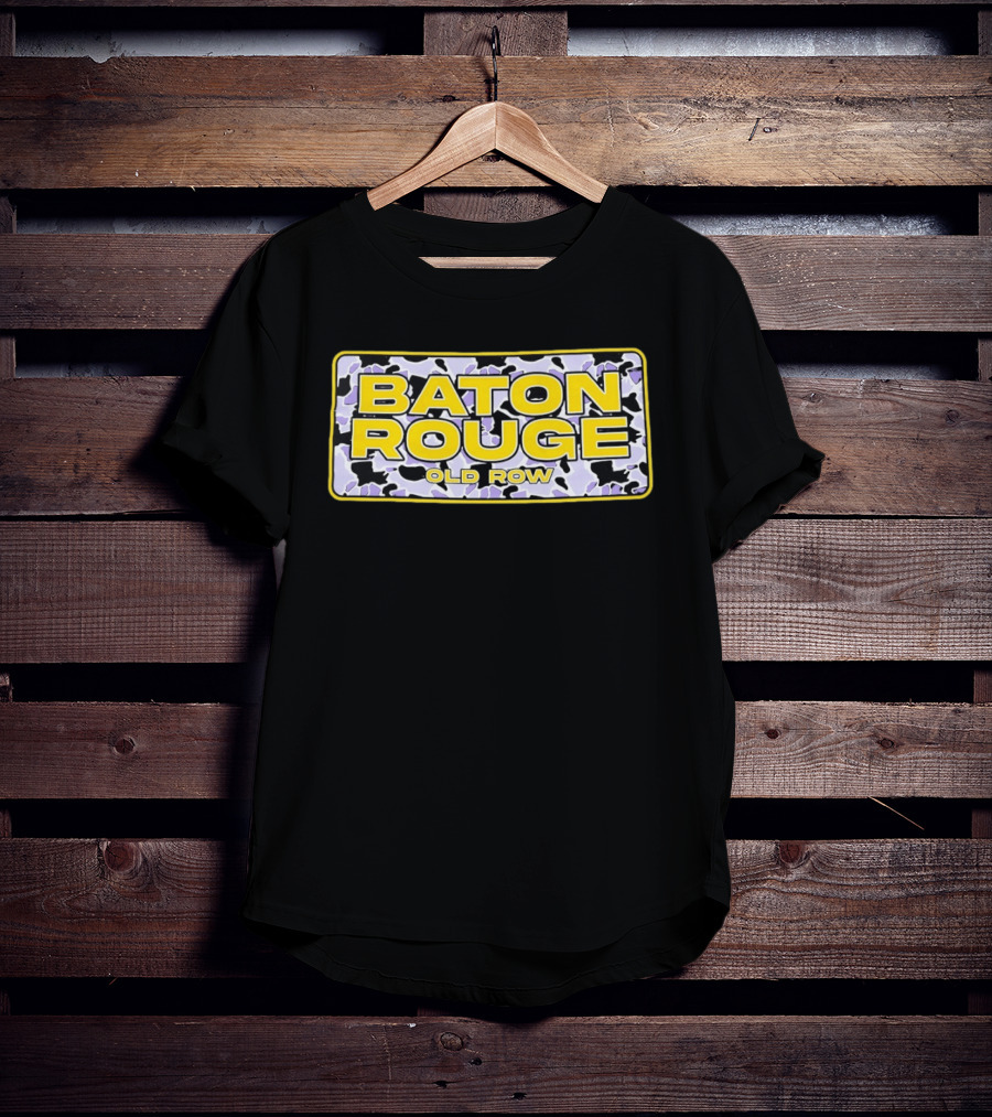 LSU Tigers Baton Rouge Old Row Camouflage T-Shirt