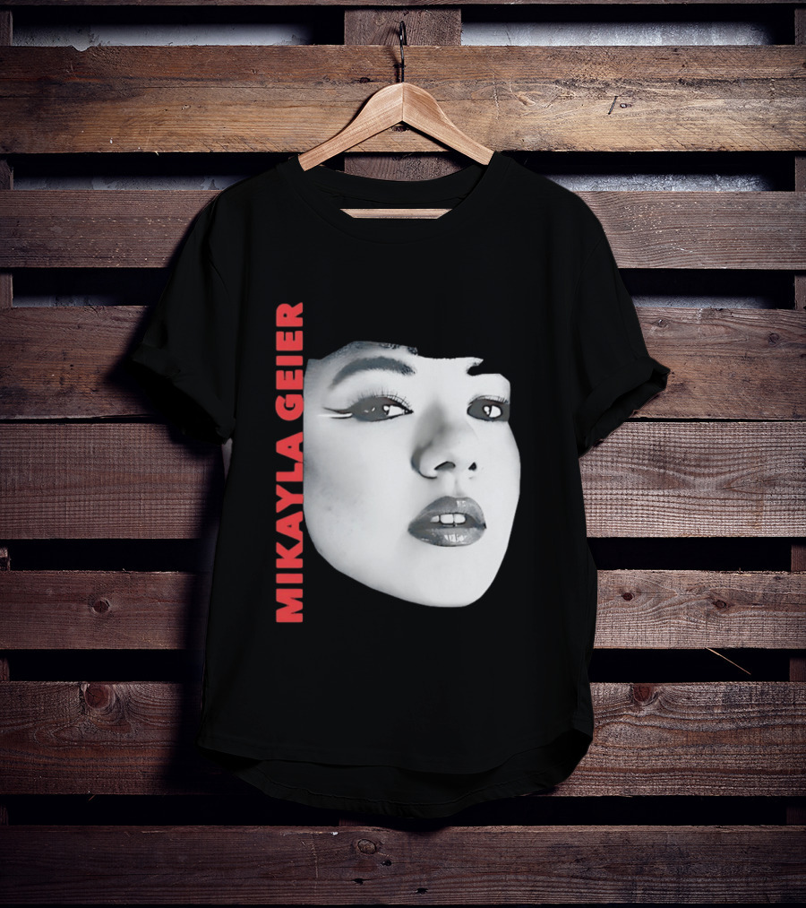 Mikayla Geier UK Tour Bold Monochrome T-Shirt