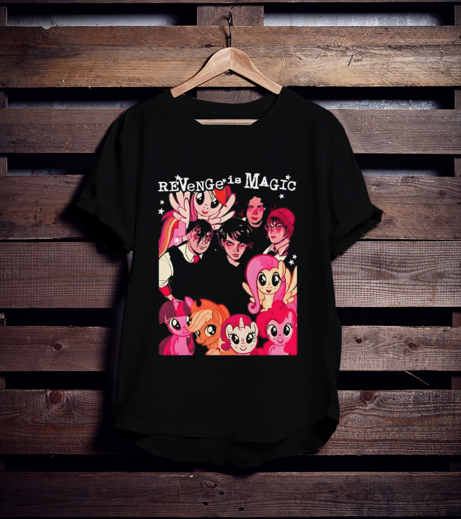 My Chemical Romance My Little Pony Revenge Is Magic Crossover Mashup T-Shirt