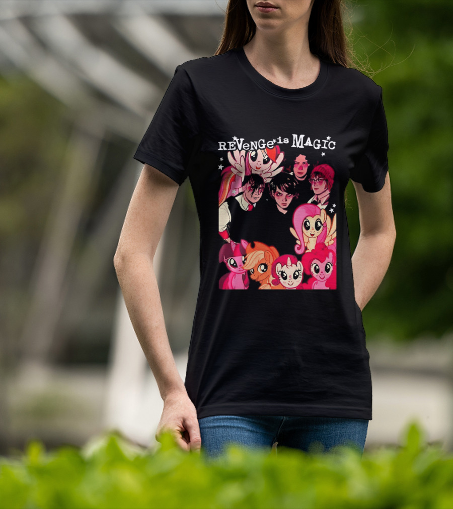My Chemical Romance My Little Pony Revenge Is Magic Crossover Mashup T-Shirt