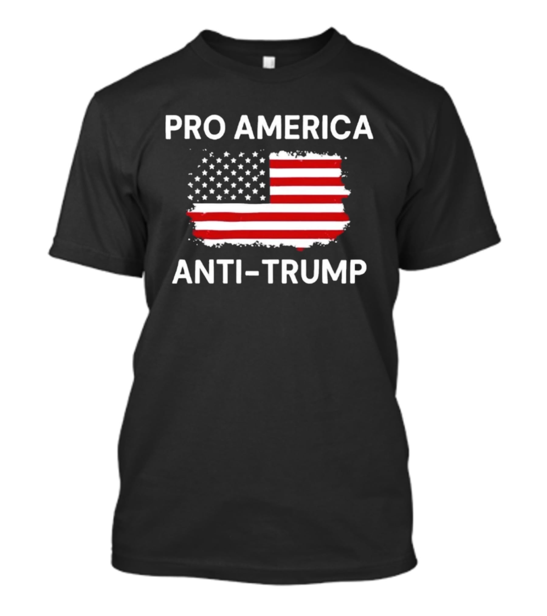 Pro America Anti Trump Flag T-Shirt