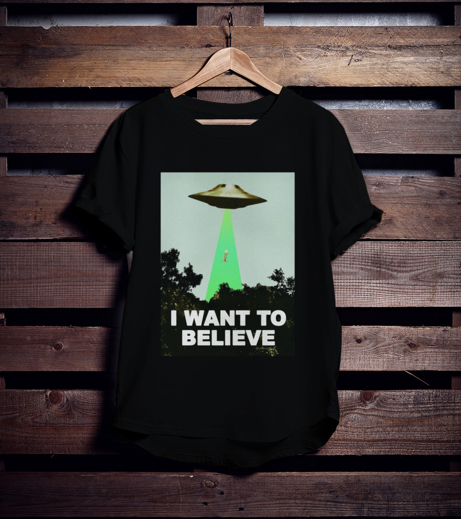 Premiun Spurs I Want To Believe UFO Trophy T-Shirt