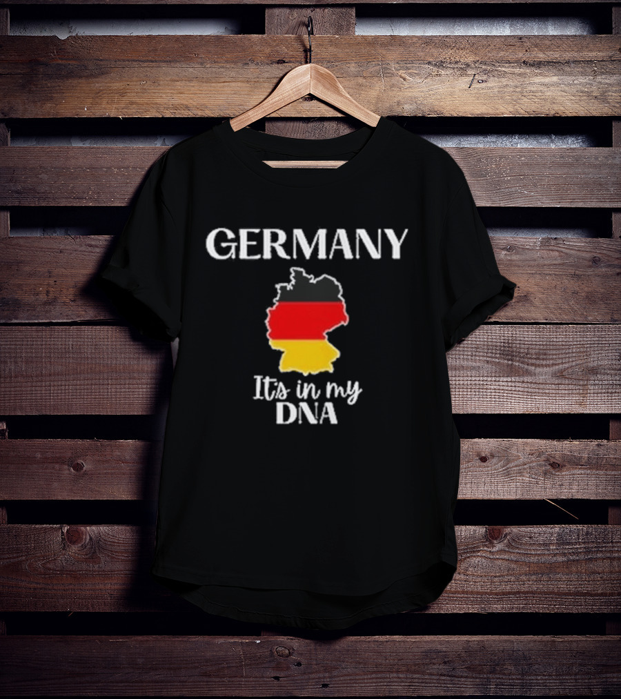 Germany It's In My DNA Map Flag T-Shirt