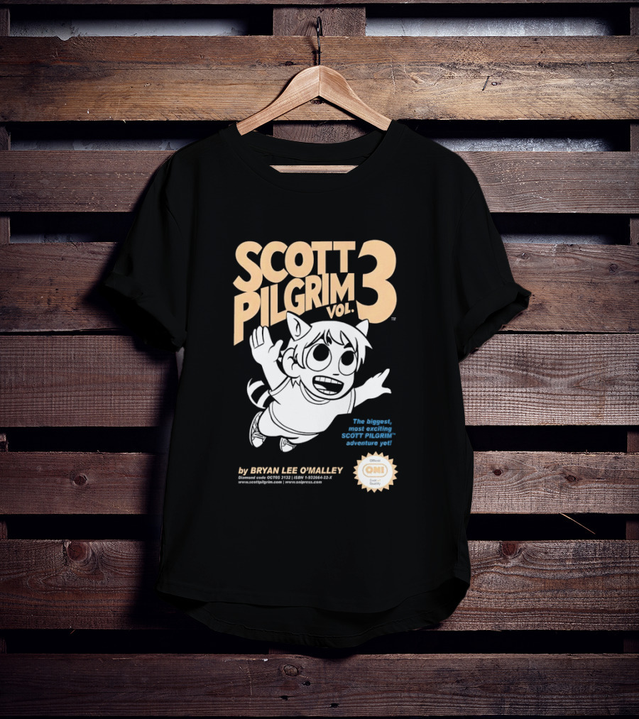 Scott Pilgrim Vol 3 Scott Pilgrim And The Infinite Adventure You By Bryan Lee O'Malley Oni T-Shirt