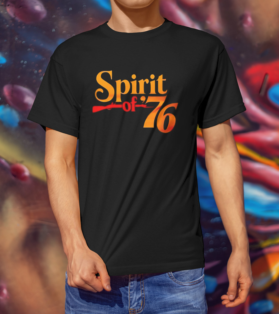 Spirit Of 76 American Revolution Independence Day USA T-Shirt