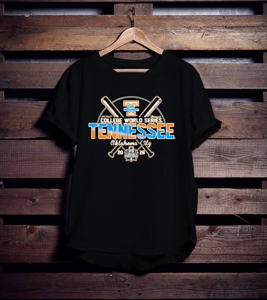 Tennessee Lady Volunteers Softball 2026 College World Series Oklahoma City T-Shirt