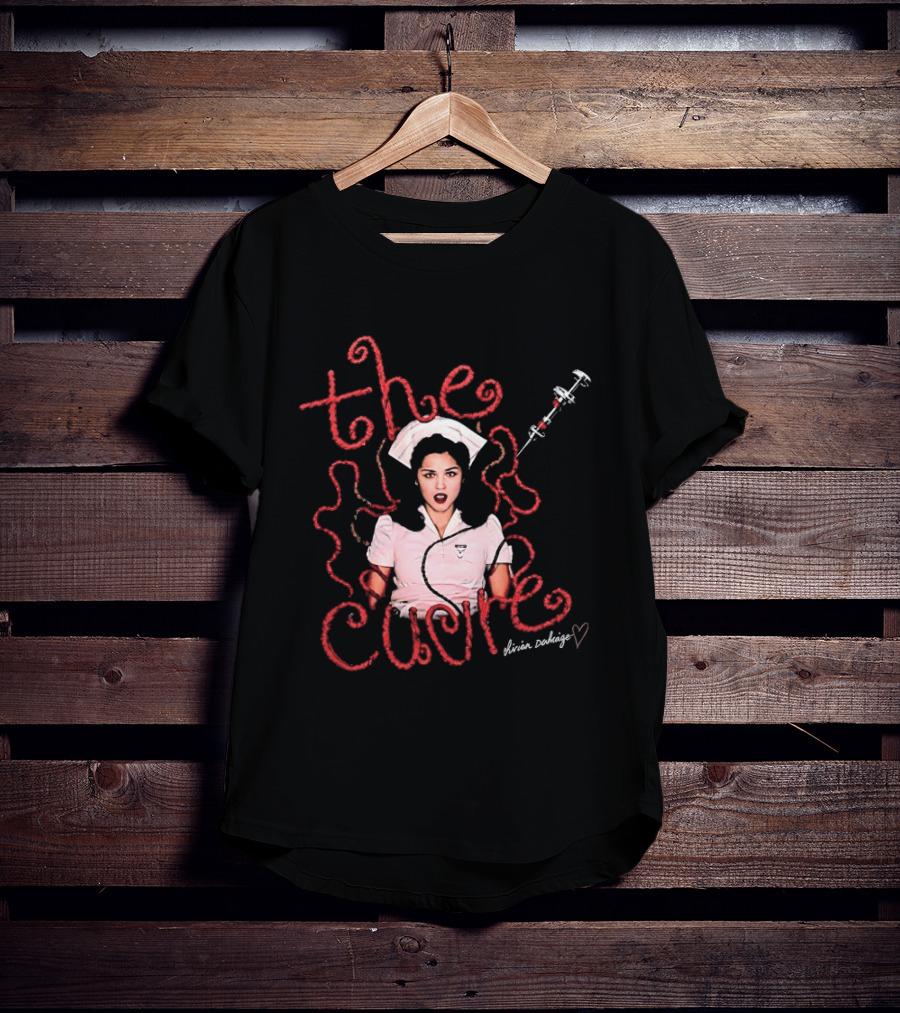 The Cure Mirian Damage Nurse Syringe Gothic Rock Vivian Santiago T-Shirt