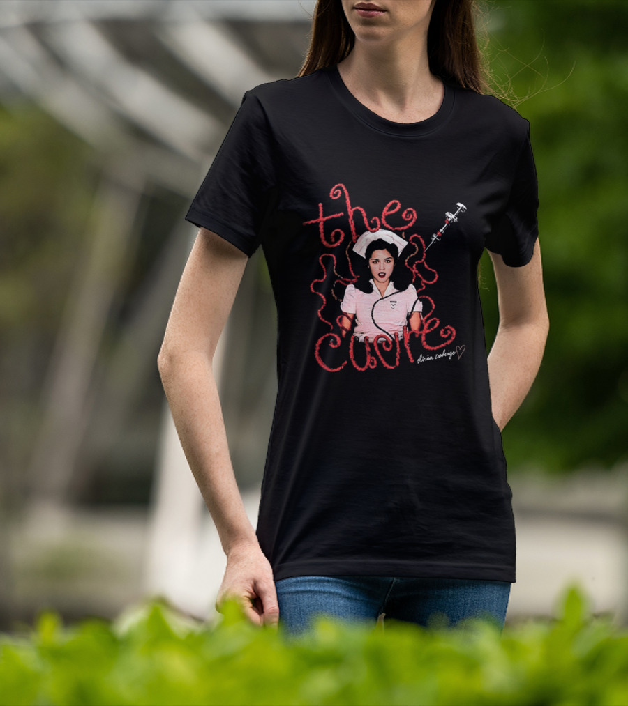 The Cure Mirian Damage Nurse Syringe Gothic Rock Vivian Santiago T-Shirt