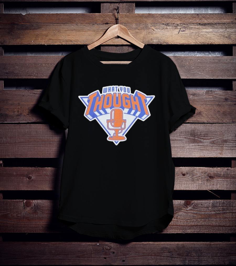 What You Thought New York Sports Podcast Microphone T-Shirt